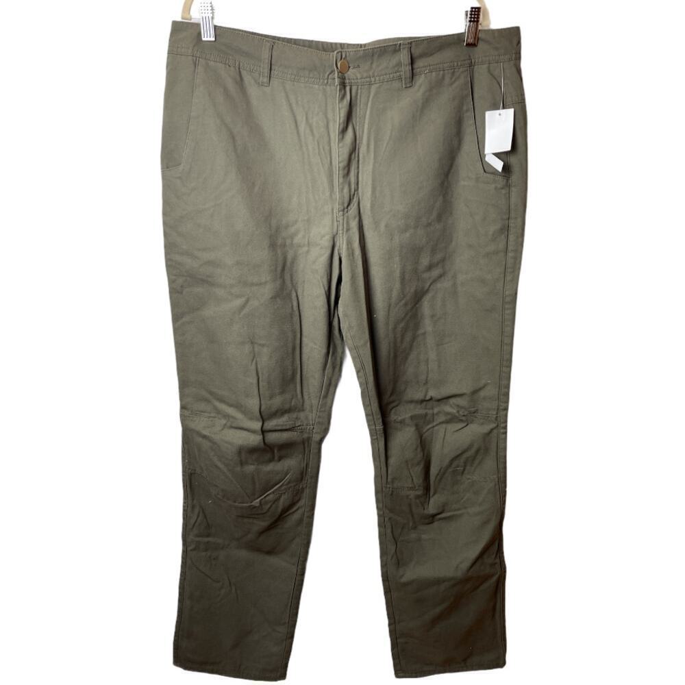 Shore to Summit Flannel-Lined Olive Pants